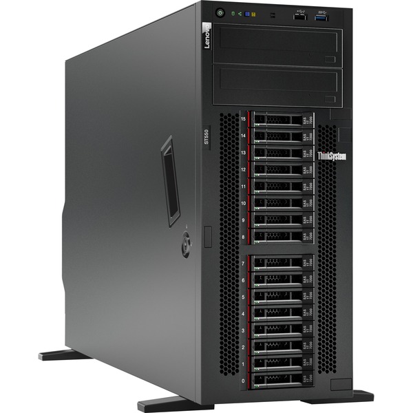 Lenovo ThinkSystem ST550 Xeon Silver 4216 16-Core 2.1GHz 16GB 4U Tower Server - 8x 2.5" Hot-Swap Bays (7X10A0B1NA)