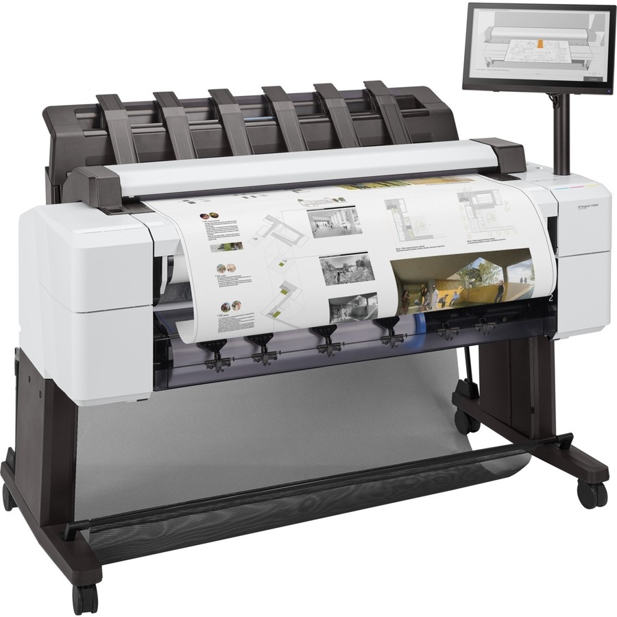 HP Designjet T2600dr PostScript Inkjet Large Format Printer - Includes Printer, Scanner, Copier - 36" Print Width - Color - TAA Compliant