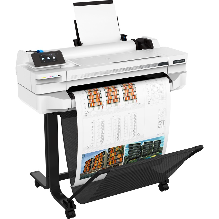 HP Designjet T500 T530 Inkjet Large Format Printer - 24" Print Width - Color