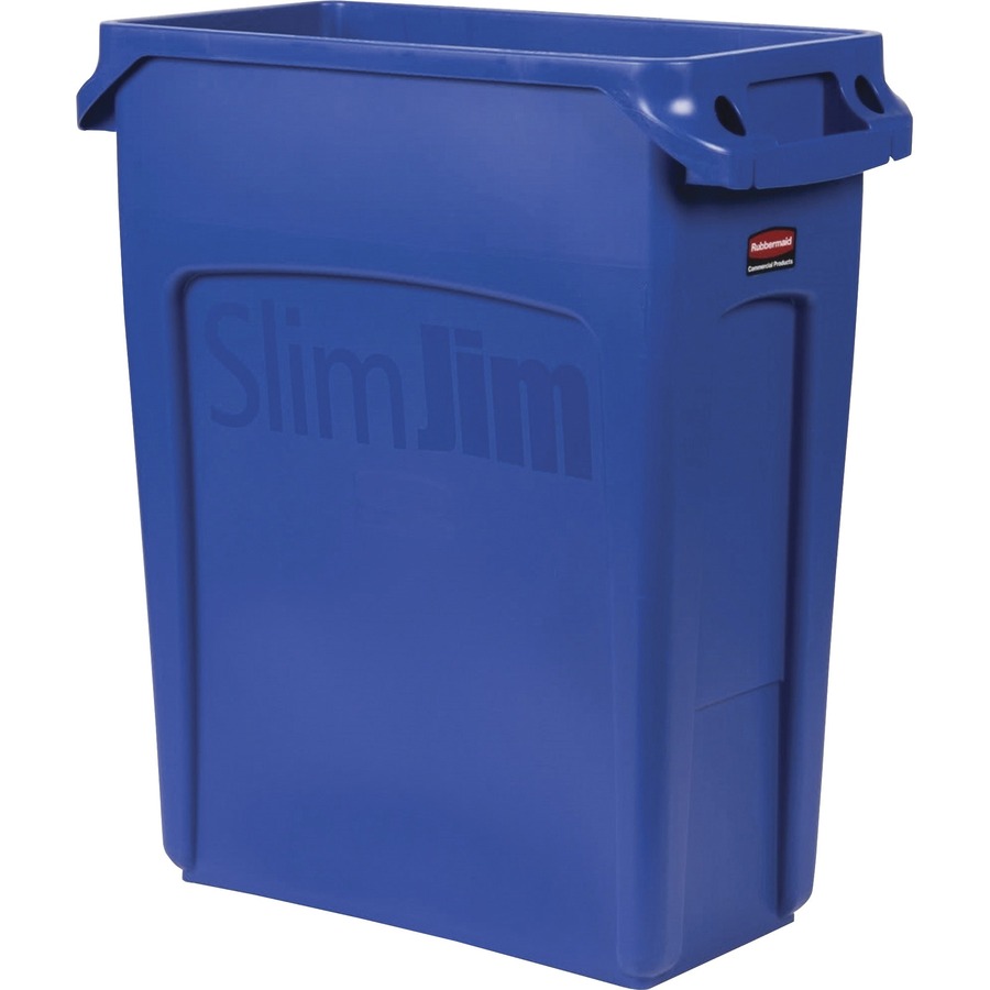 Rubbermaid Slim Jim 23 Gallon Rectangle Trash Can W/ Lid