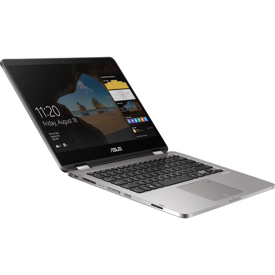 Asus VivoBook Flip 14 J401MA J401MA-DB02 14" Touchscreen Notebook - HD - 1366 x 768 - Intel Celeron N4020 1.10 GHz - 4 GB Total RAM - 64 GB Flash Memory