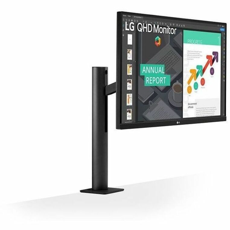 LG 27BN88Q-B 27" Class LCD Monitor - 16:9 - Textured Black