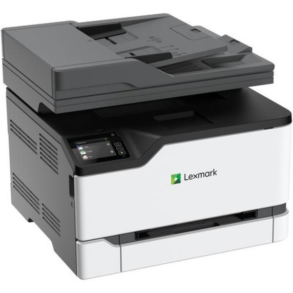 Lexmark MC3326i Wireless Laser Multifunction Printer-Color-Copier/Scanner-26 ppm Mono/26 ppm Color Print-600x600 Print-Automatic Duplex Print-50000 Pages Monthly-251 sheets Input-Color Scanner-600 Optical Scan-Gigabit Ethernet Ethernet-Wireless LAN