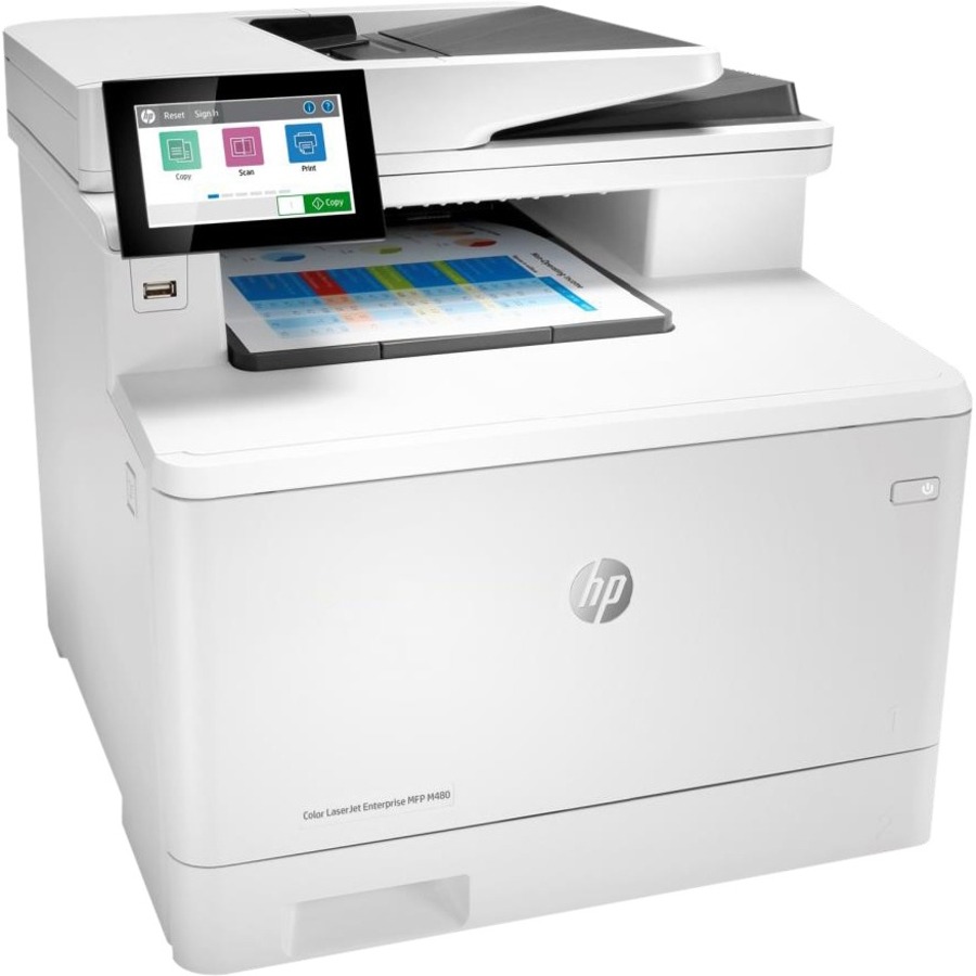 HP LaserJet Enterprise M480f Laser Multifunction Printer - Color