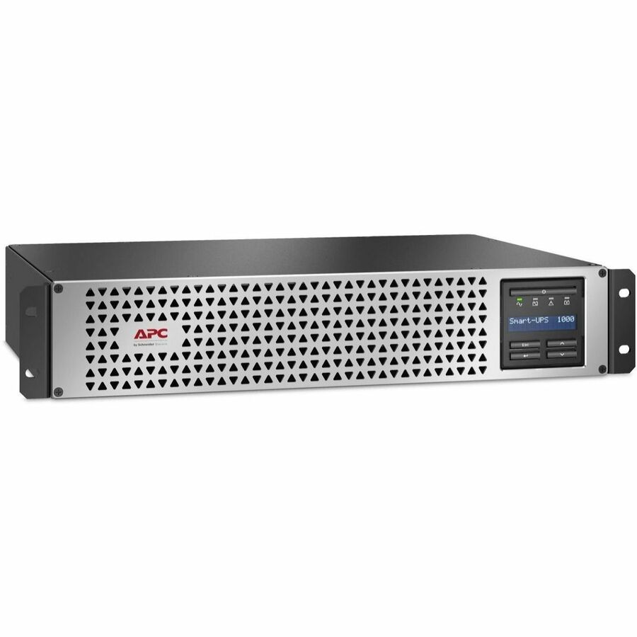 APC Smart-UPS, Line Interactive, 1000VA, Lithium-ion, Rackmount 2U, 120V, 6x NEMA 5-15R outlets, SmartConnect Port+Network Card, Short Depth, AVR