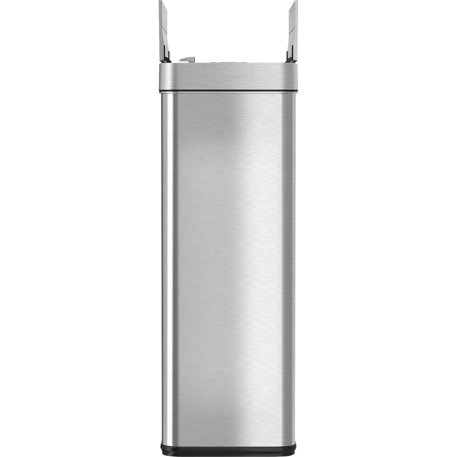 Genuine Joe Stainless Steel Trash Can, 30 Gallon, 31.5 Height x 20  Diameter - Stainless Steel - Silver 