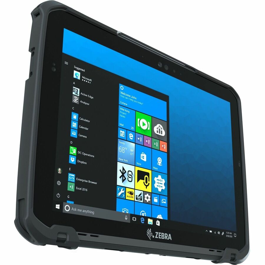 Zebra ET8x ET85 Rugged Tablet - 12" QHD - 8 GB - 256 GB SSD - Windows 10 Pro - 5G - Black