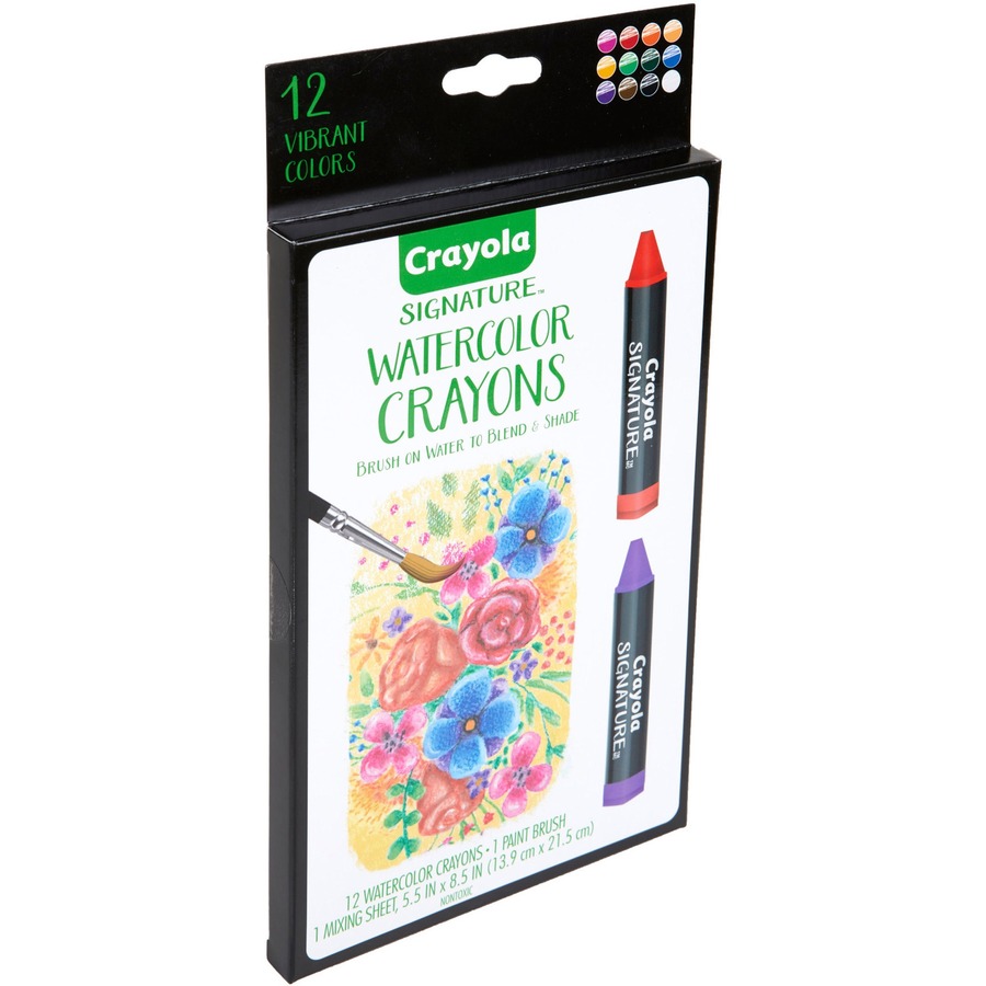 Signature Watercolor Crayons Painting Set, Crayola.com