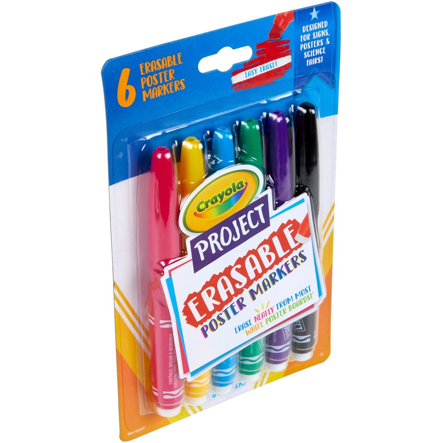 Crayola Project XL Poster Markers, Classic, 4 Count
