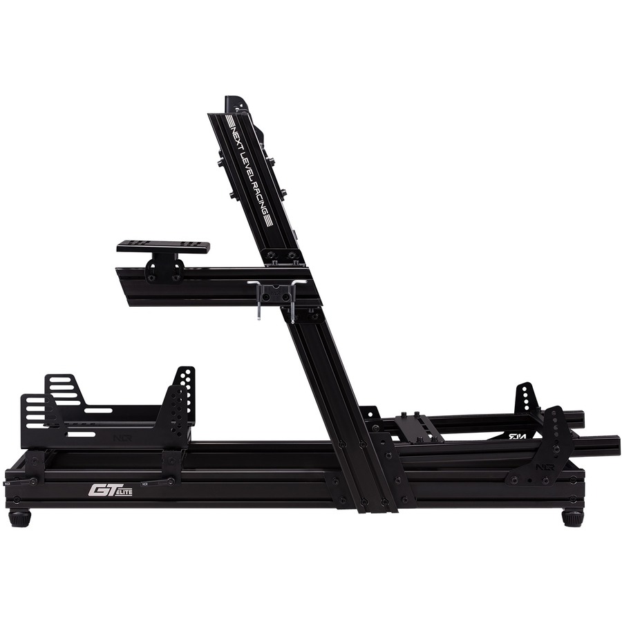 Next Level Racing GTElite Racing Simulator Cockpit- Front & Side Mount Edition - Carbon, Steel