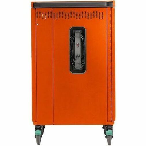 Bretford CORE X Cart - TCOREX45 - 4 Casters - 5" Caster Size - Tangerine - For 45 Devices