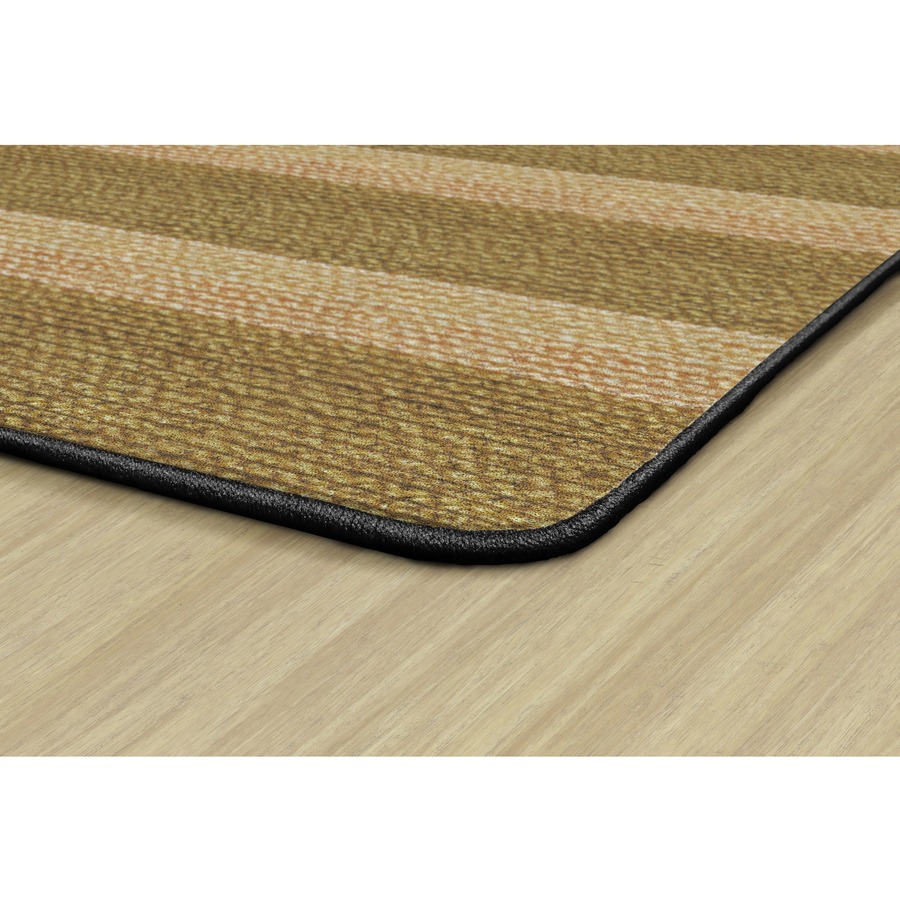 Picture of Flagship Carpets Basketweave Stripes Classroom Rug
