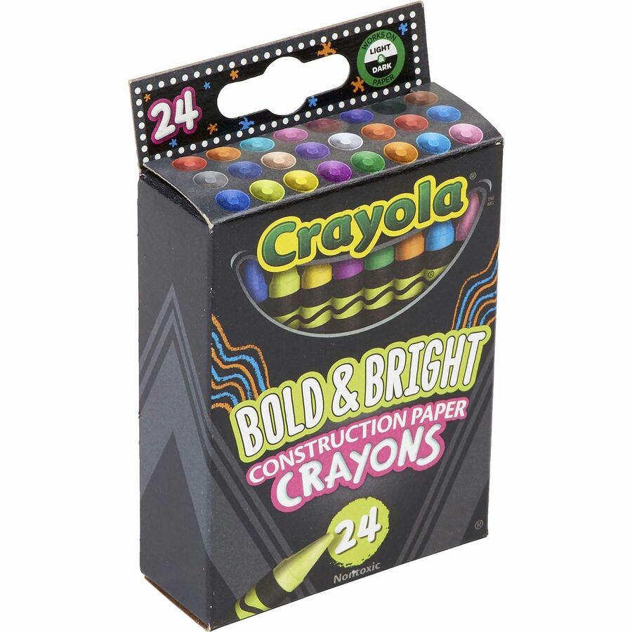 Crayola Construction Paper Crayon Classpack, Assorted Colors, Pack of 400