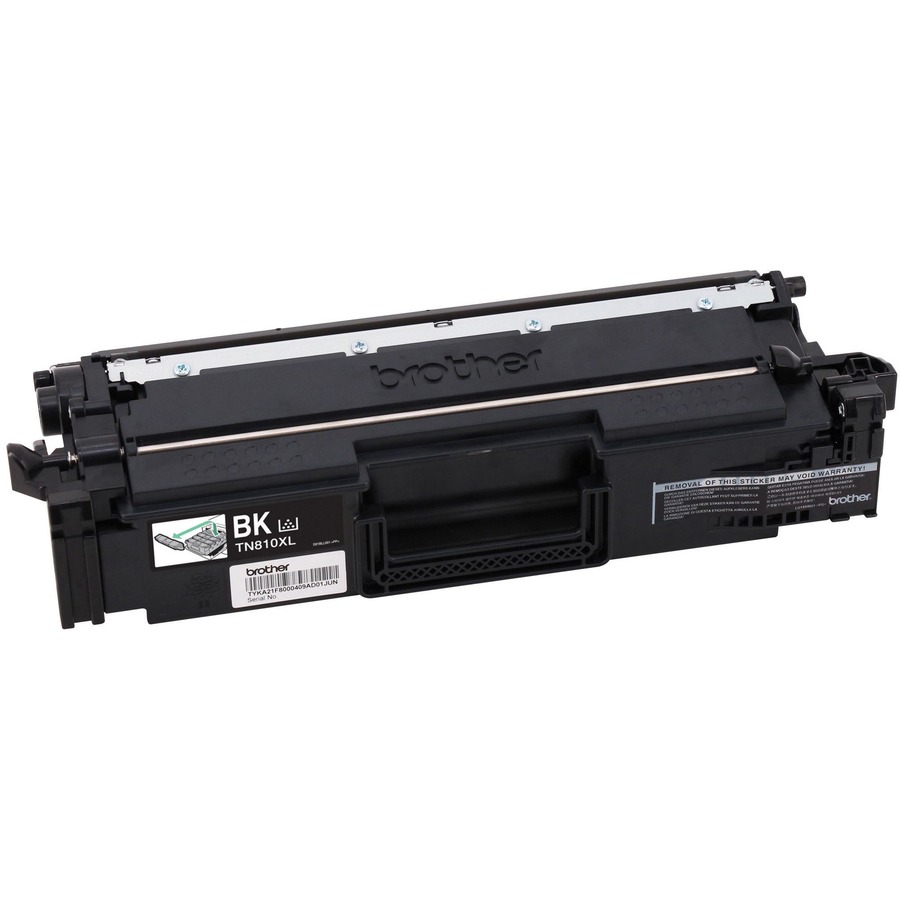 Brother TN810XLBK Original High Yield Laser Toner Cartridge - Black - 1 Each - 12000 Pages