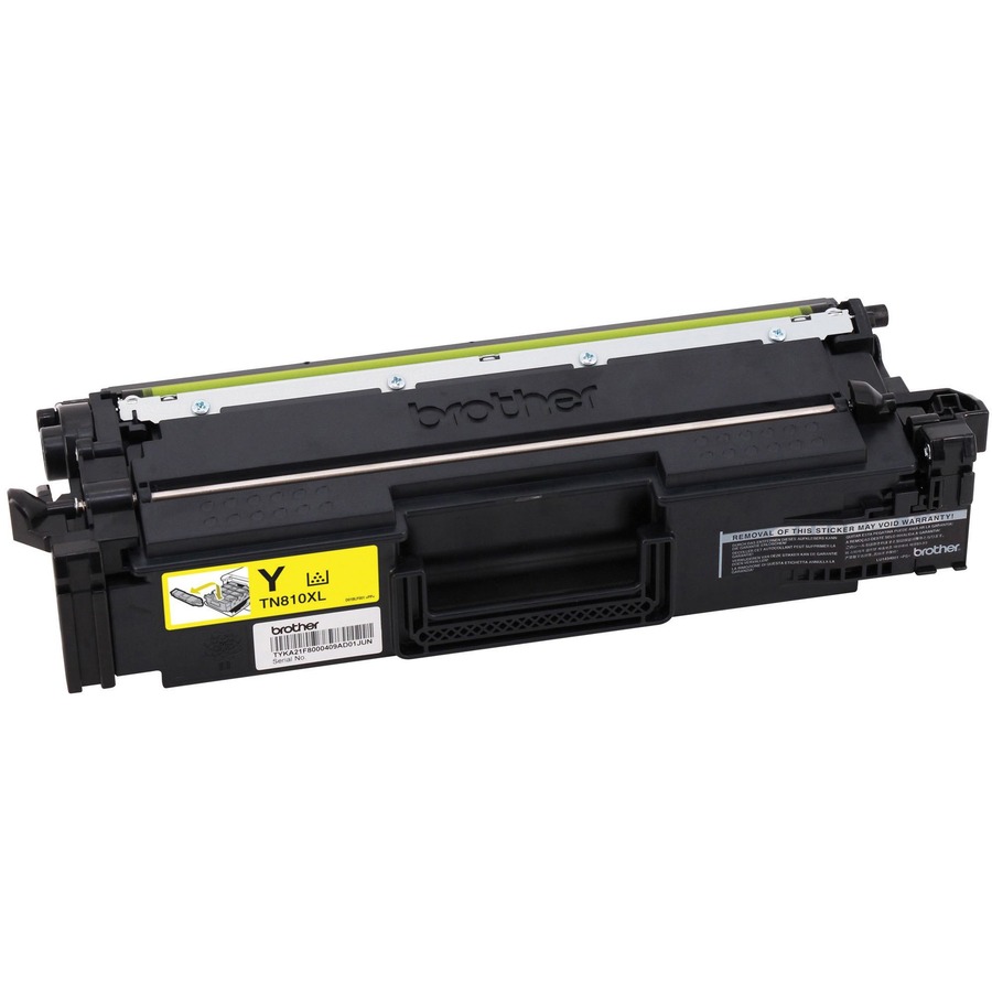 Brother TN810XLY Original High Yield Laser Toner Cartridge - Yellow - 1 Each - 9000 Pages