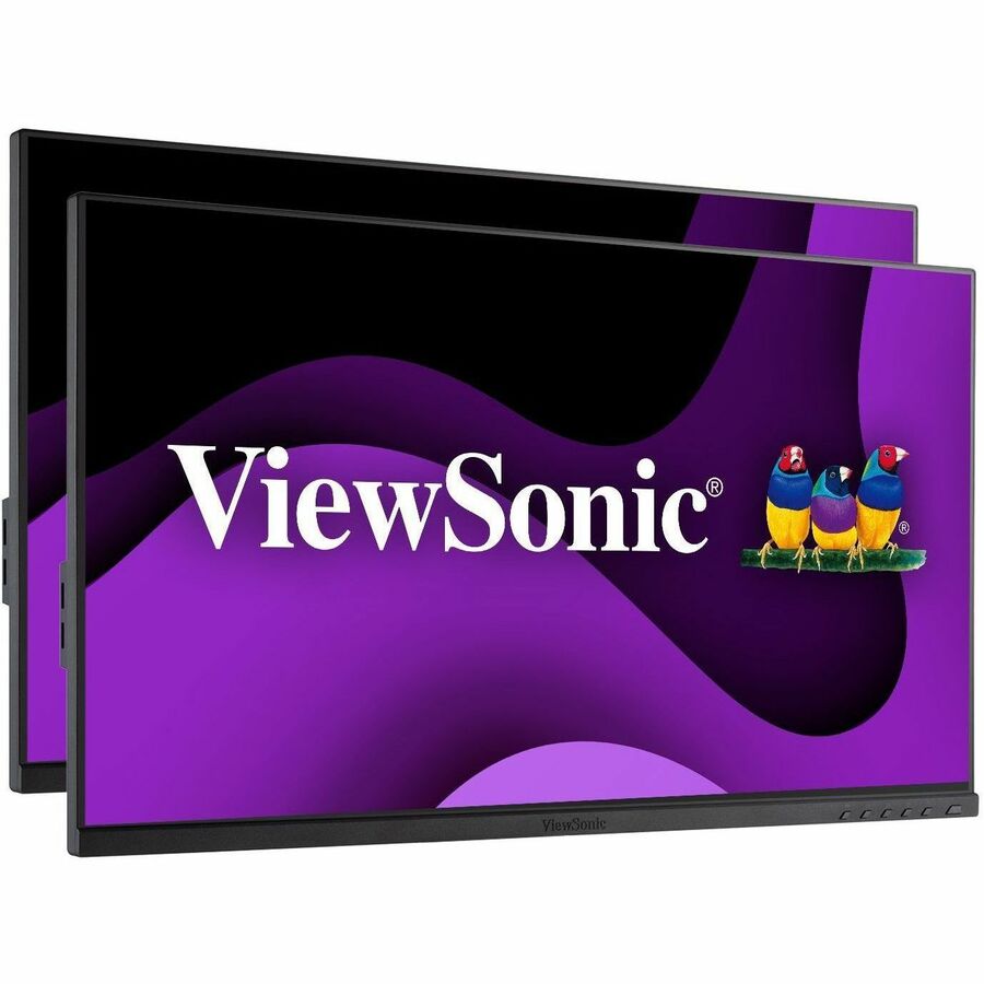 ViewSonic VG2448A-2_H2 24 Inch Dual Pack Head-Only 1080p IPS Monitor with Ultra-Thin Bezels, HDMI, DisplayPort, USB, and VGA for Home and Office