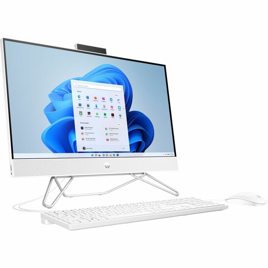 HP 24-cb1000a 24-cb1140 All-in-One Computer - AMD Ryzen 5 5625U - 8 GB - 512 GB SSD - 23.8" Full HD Touchscreen - Desktop - Starry White - Refurbished