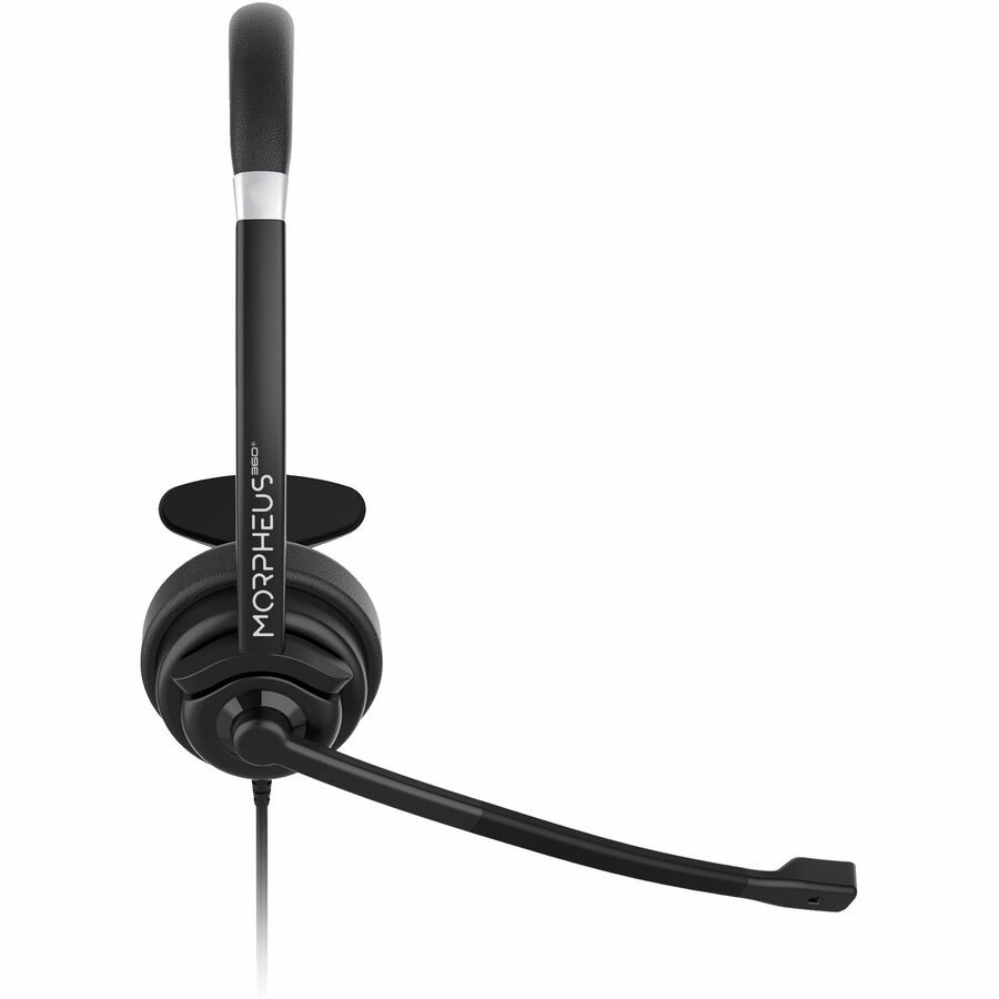Morpheus 360 Connect USB Mono Headset with Boom Microphone - Noise Cancelling - Reversible Design - Eco-Leather Ear Cushion - Inline Volume - HS5200MU