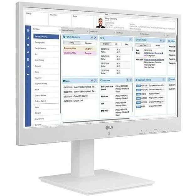 LG 24CR670NK6P All-in-One Thin Client - Intel Pentium N6005 Quad-core (4 Core) 2 GHz - White