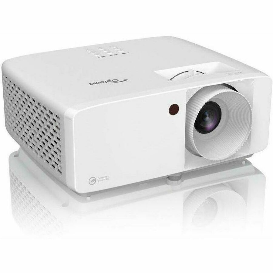 Optoma ZH462 3D DLP Projector - 16:9 - Portable - White