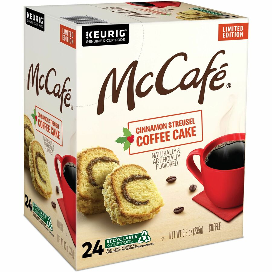 Picture of Cinnamon Streusel Cake K-Cup coffee, Light roast, 24/Box, K-Cup pods, limited edition