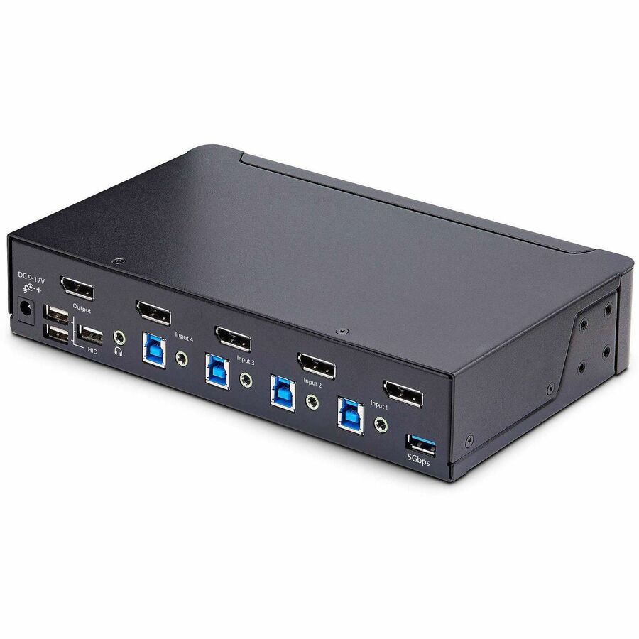 StarTech 4-Port DisplayPort 1.4 KVM Switch, 8K 60Hz / 4K 144Hz, 2x
