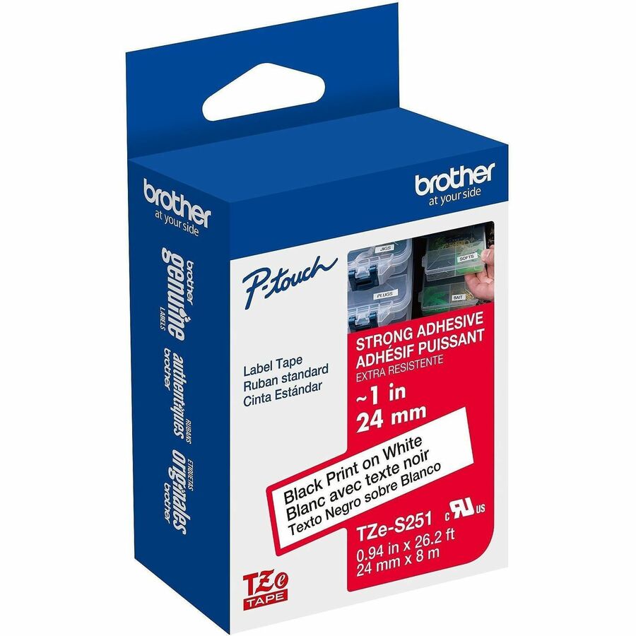 Brother - Ruban d'&eacute;tiquettes P-touch TZE251G
