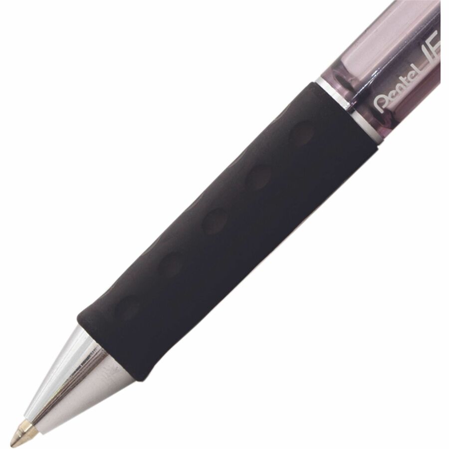 Pentel Feel-It! Retractable Ballpoint Pen, (0.7mm), Black Ink