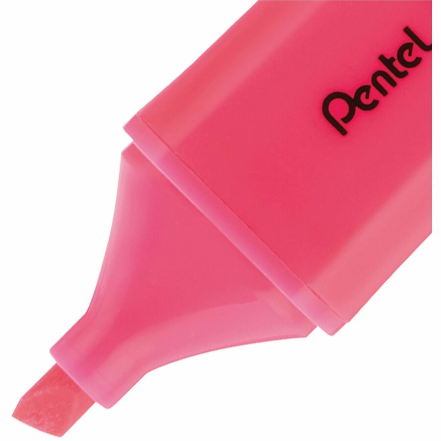 Pentel Illumina Liquid Highlighter, Chisel Tip, Pink Ink