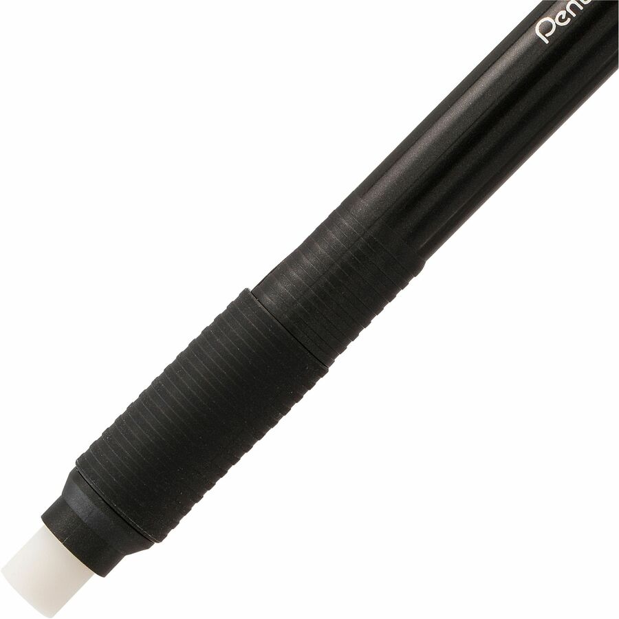 Pentel Clic Eraser Grip Retractable Eraser with Grip, Black Barrel