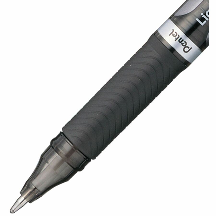 Pentel EnerGel Retractable Gel Roller, (1.0mm) Metal Tip, Black Ink