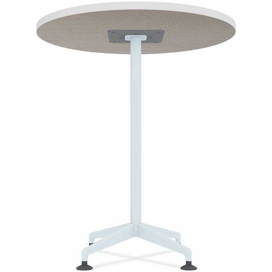 Picture of Zia Flip Table, 42 Round x 42, Nesting Castors, Laminate, White, 1 EA