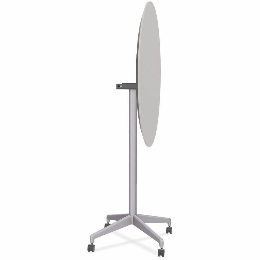 Picture of Zia Flip Table, 36 Round x 42, Nesting Castors, Laminate, Gray, 1 EA