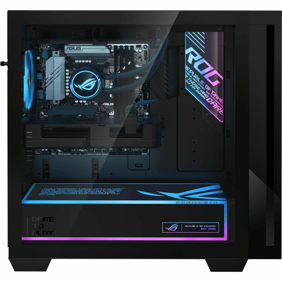 Asus ROG GM700 GM700TZ-PB564 Gaming Desktop Computer - AMD Ryzen 5 8400F - 16 GB - 1 TB PCI Express NVMe 4.0 SSD - Black
