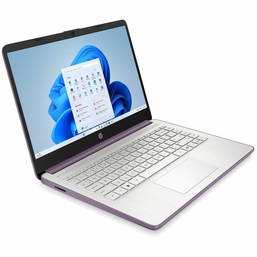 HP 14-dq6000 14-dq6104ds 14" Touchscreen Notebook - HD - Intel N-Series N150 - 4 GB - 128 GB Flash Memory - Winter Lavender