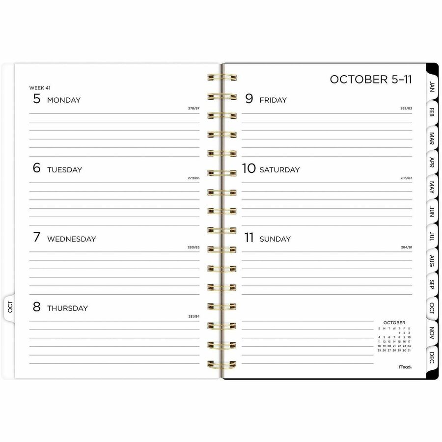 Picture of Mead BIG PLANS Tea Part Weekly/Monthly Planner