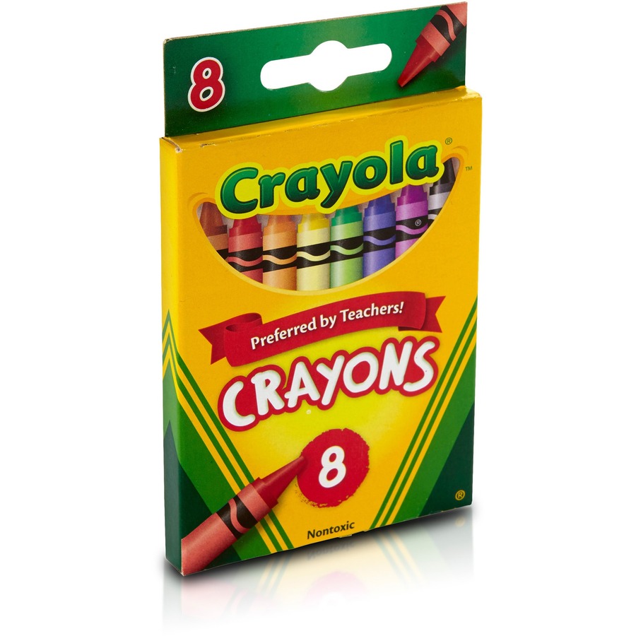 8 Pack Crayons, Classic Colors, Crayons For Kids, School Crayons, Assorted  Colors - 8 Crayons Per Box - 1 Box