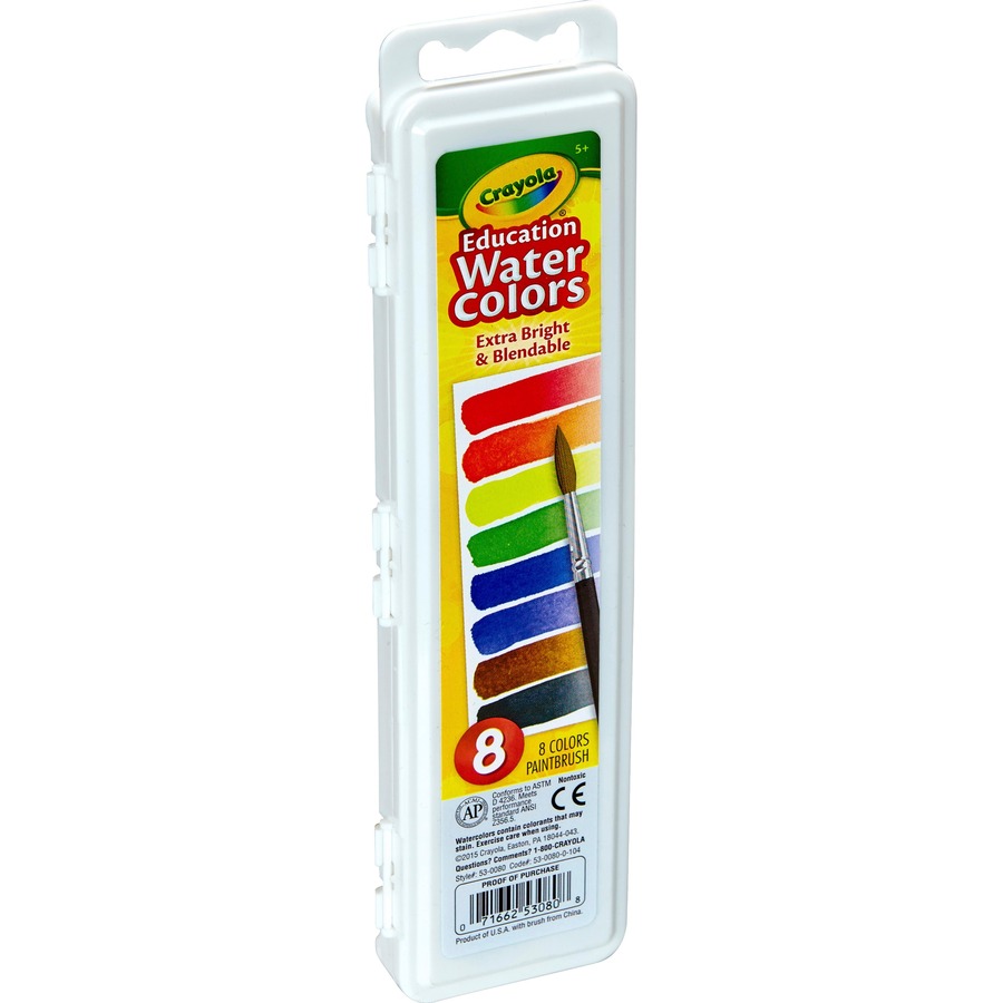 Picture of Crayola Educational Water Colors Oval Pans