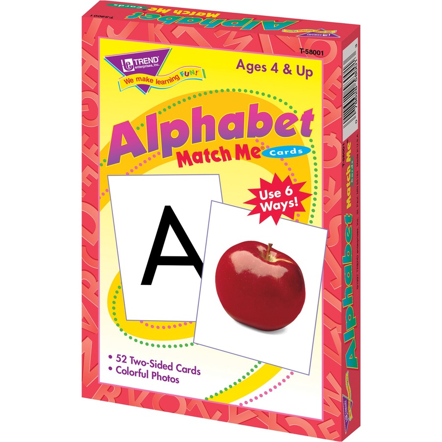 Picture of Trend Alphabet Match Me Flash Cards