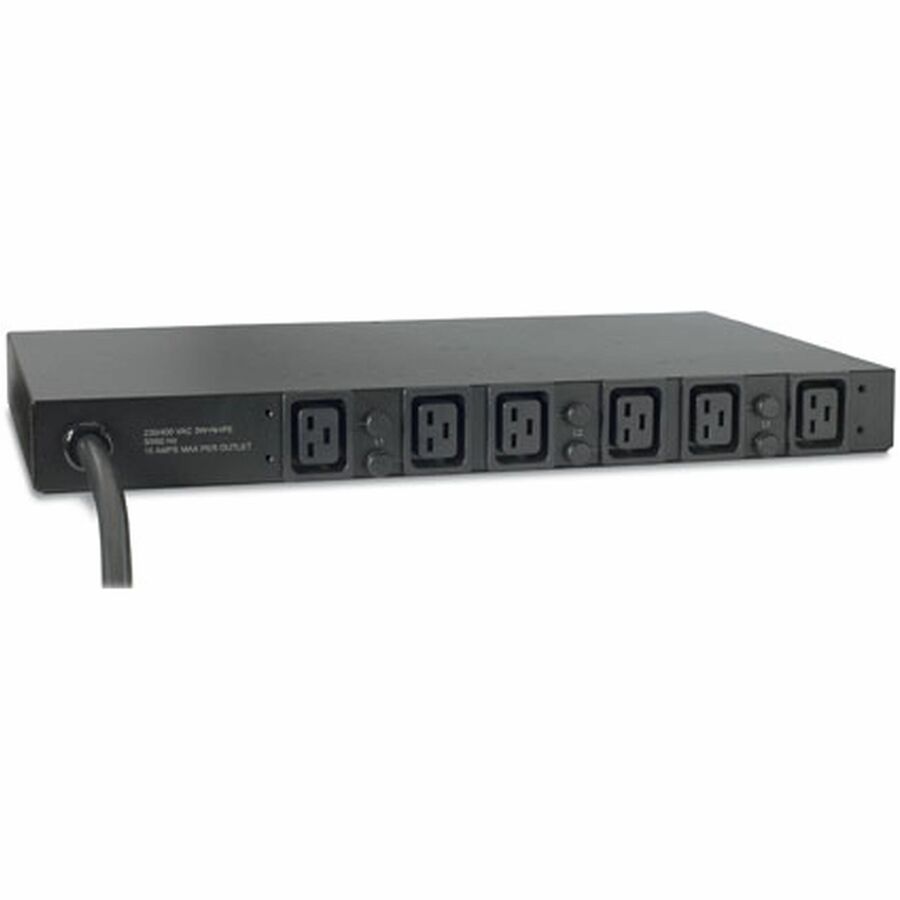 APC NetShelter Basic Rack PDU, 1U, 14.4kW, 208V, 6 C19 outlet