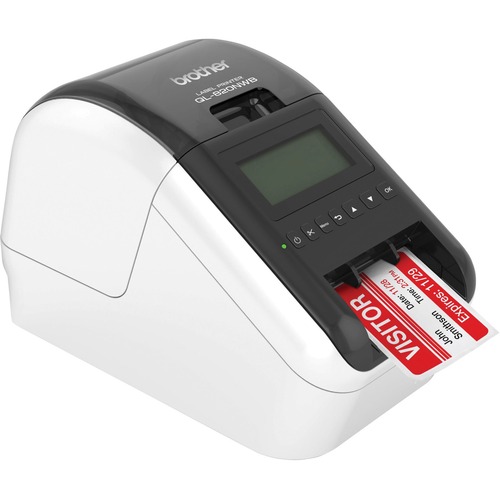 brother QL820NW 写真内一式 Brother QL-820NWB Professional Ultra Flexible Label Printer with