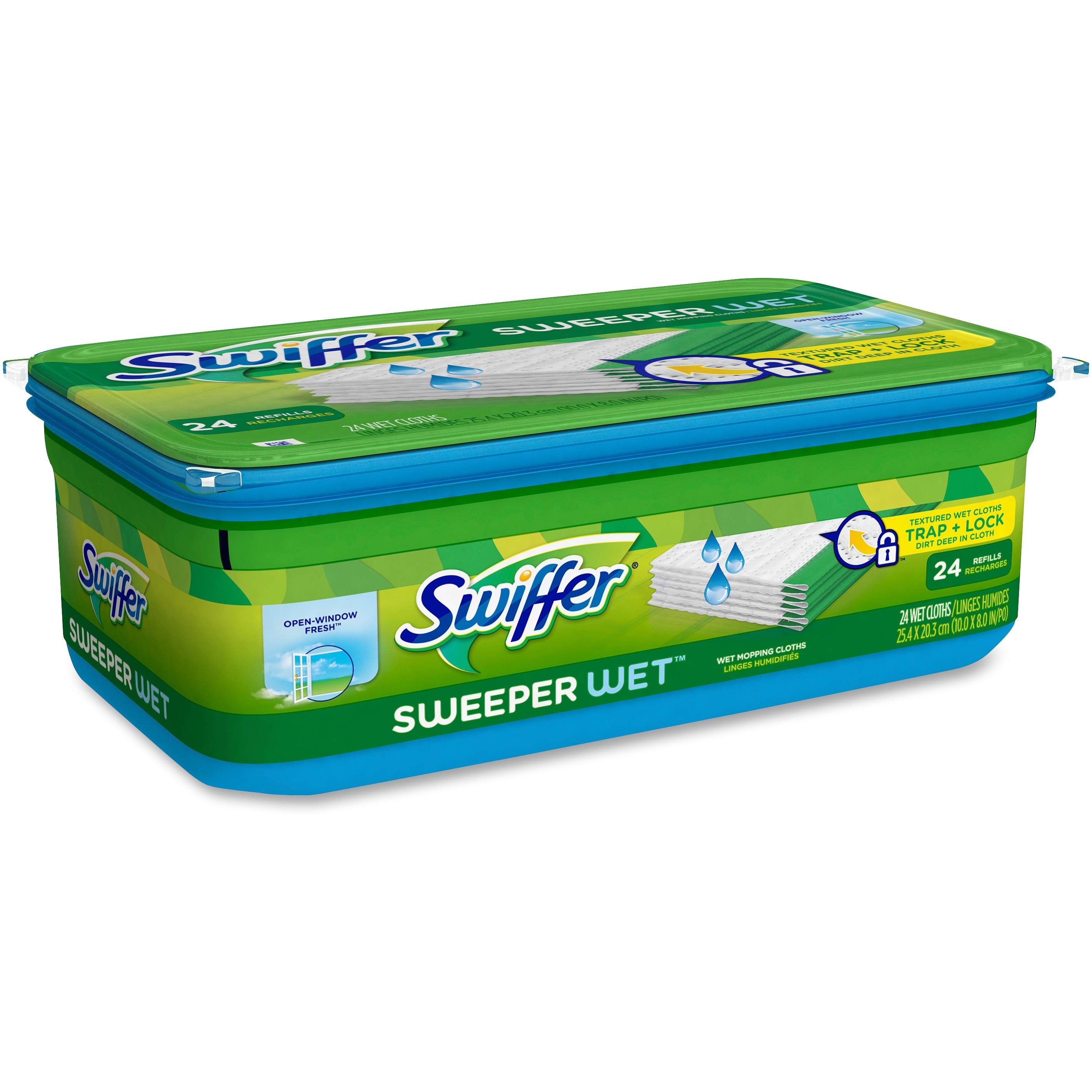 Swiffer Disposable Wet Cloths Kit Office Plus