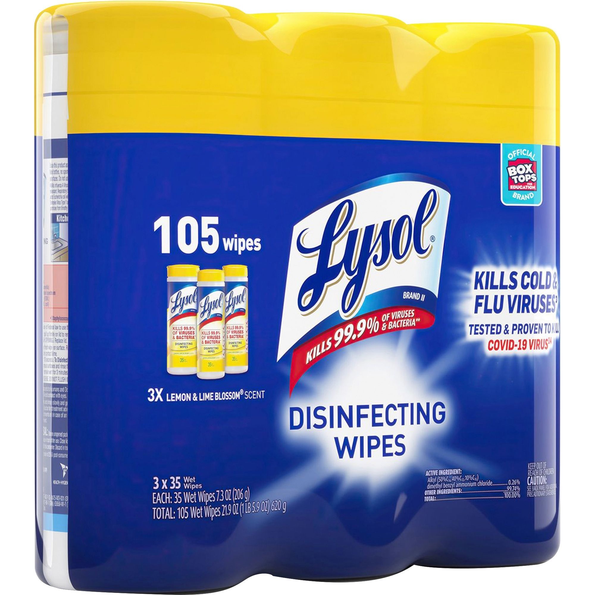 Lysol Disinfecting Wipes 3pack Warren's Office Supplies