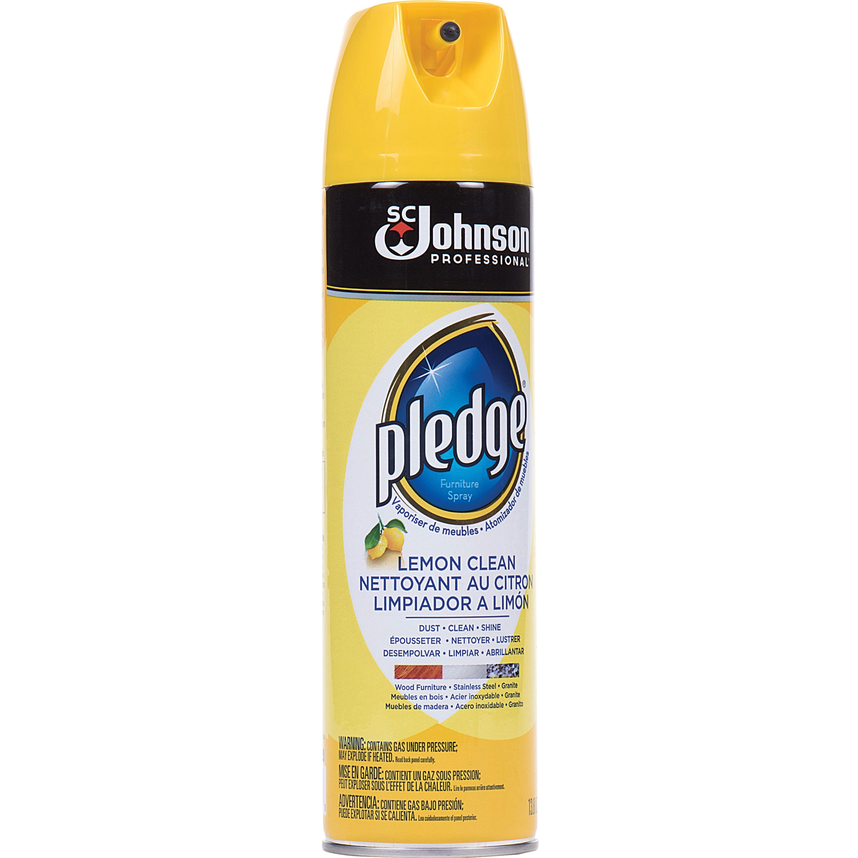 SJN682275 : SC Johnson® Pledge Lemon Clean Furniture Spray - Ready-To ...