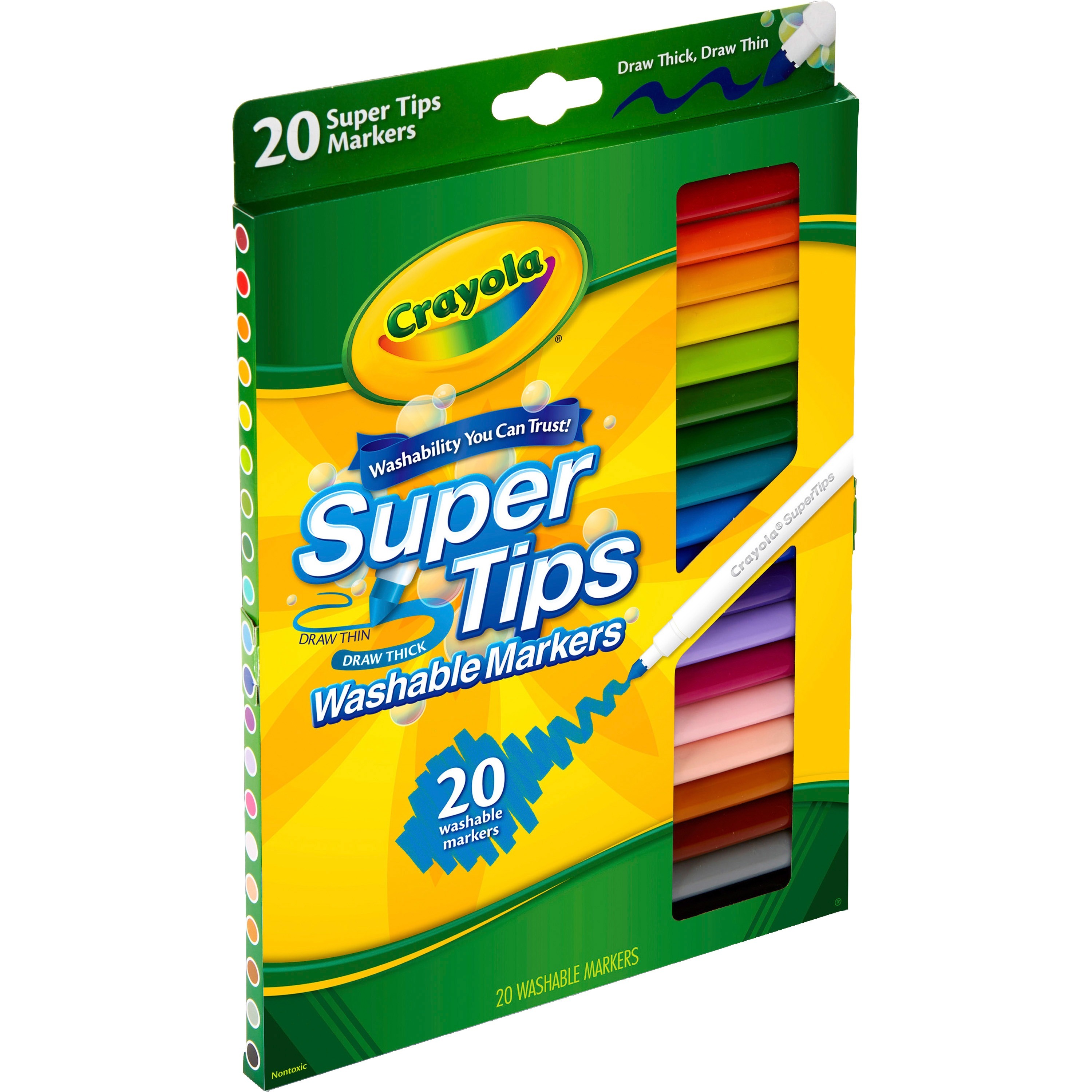 How I Label My Crayola Supertips Marker  Crayola supertips, Crayola, Crayola  markers