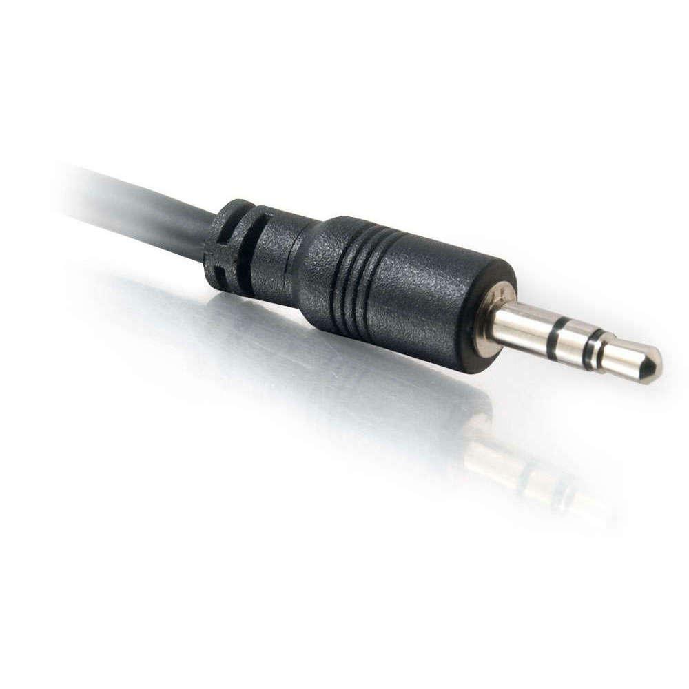 Legrand AV C2G 25 ft CMG-rated 3.5 mm stereo male-to-male audio cable — right view