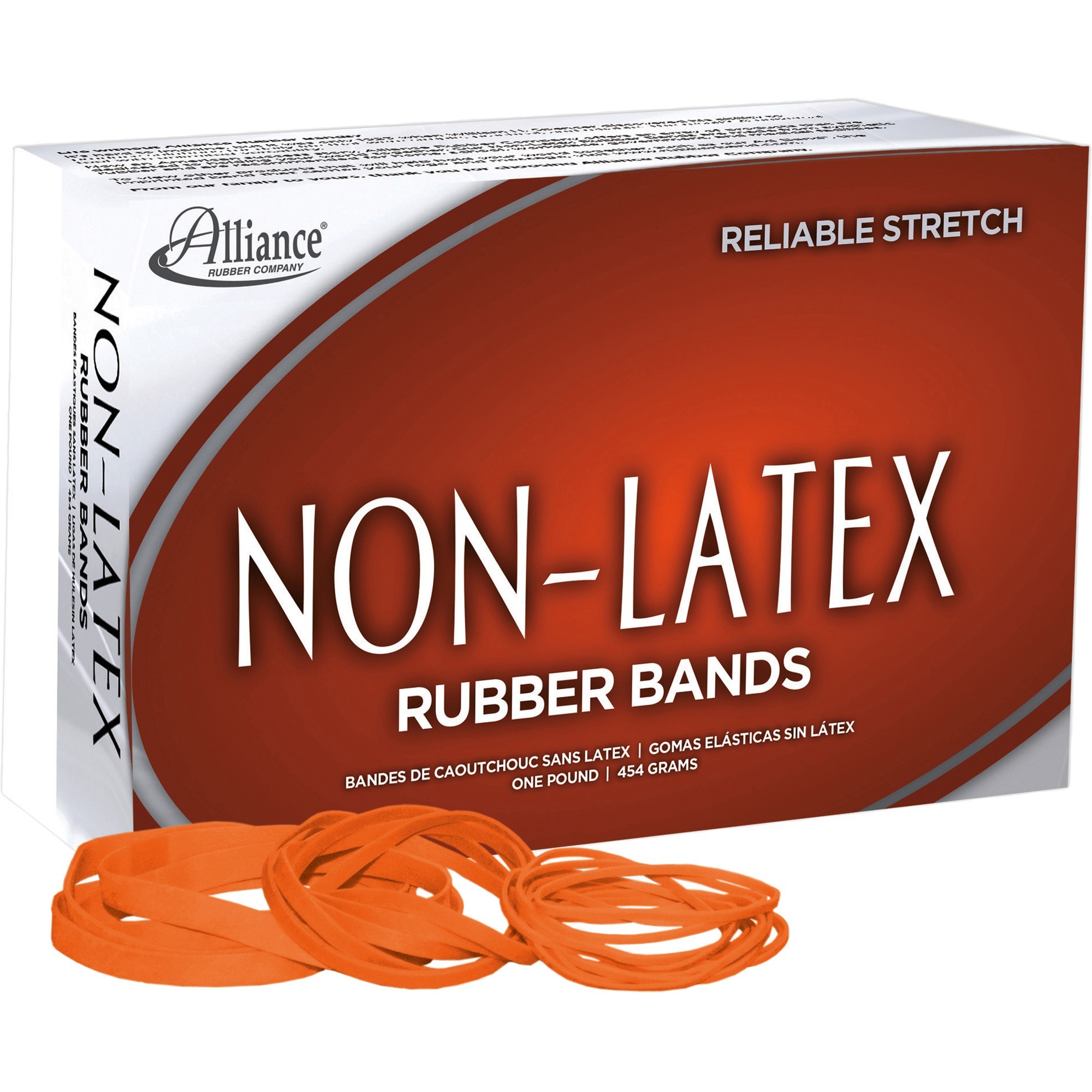 Alliance Rubber 37546 Non-Latex Rubber Bands - Assorted sizes (#54)