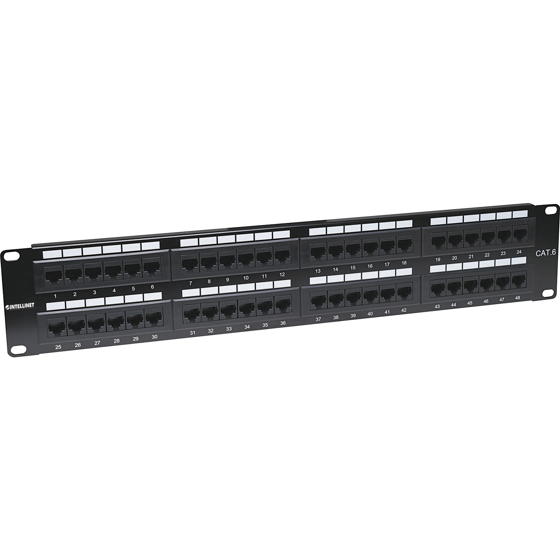 PATCH PANEL - NETWORKING / PORTS QTY: 48 - FOR USE WITH UNSHIELDED TWISTED PAIR — right view