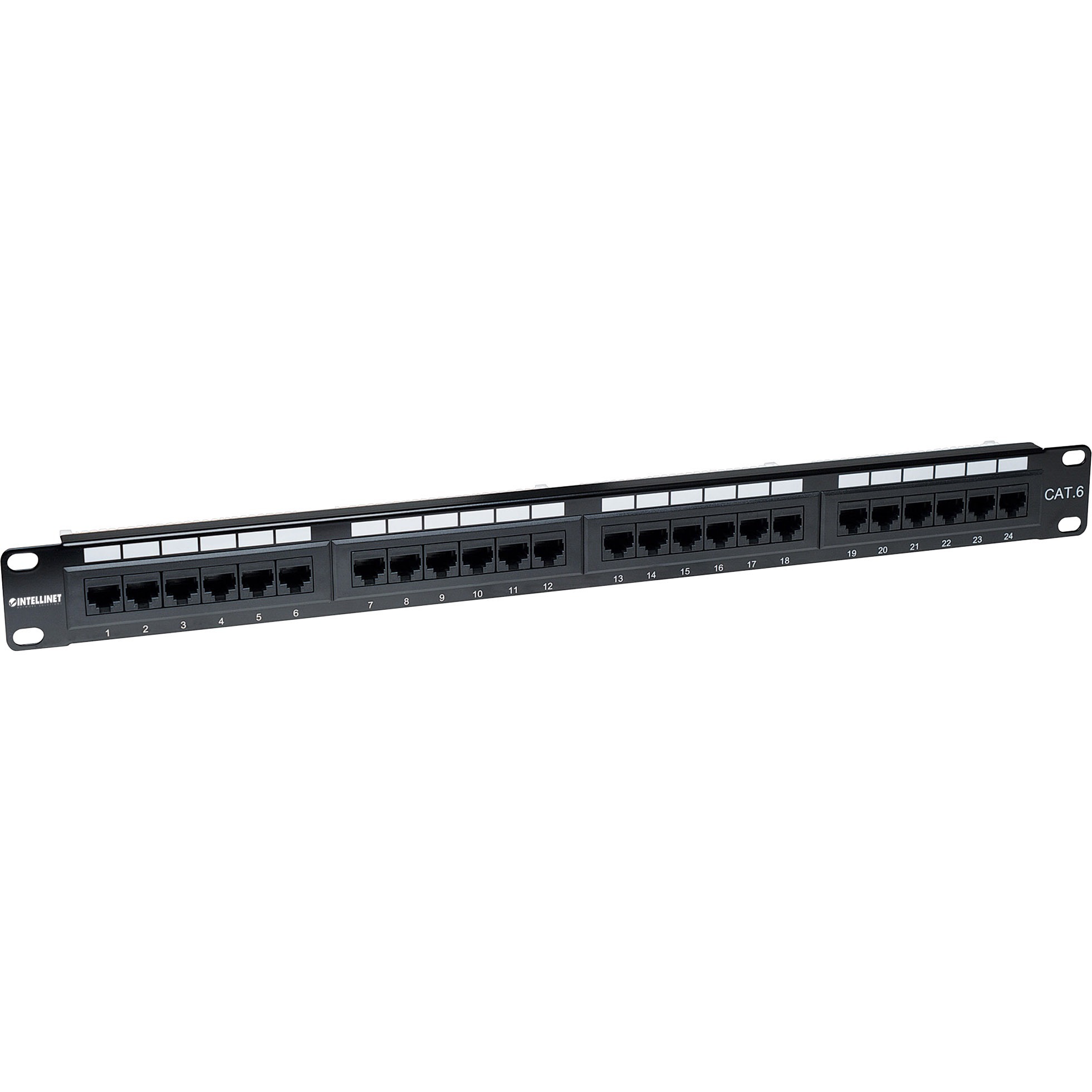 PATCH PANEL - NETWORKING / PORTS QTY: 24 - SUPPORTS 22 TO 26 AWG STRANDED AND SO — right view