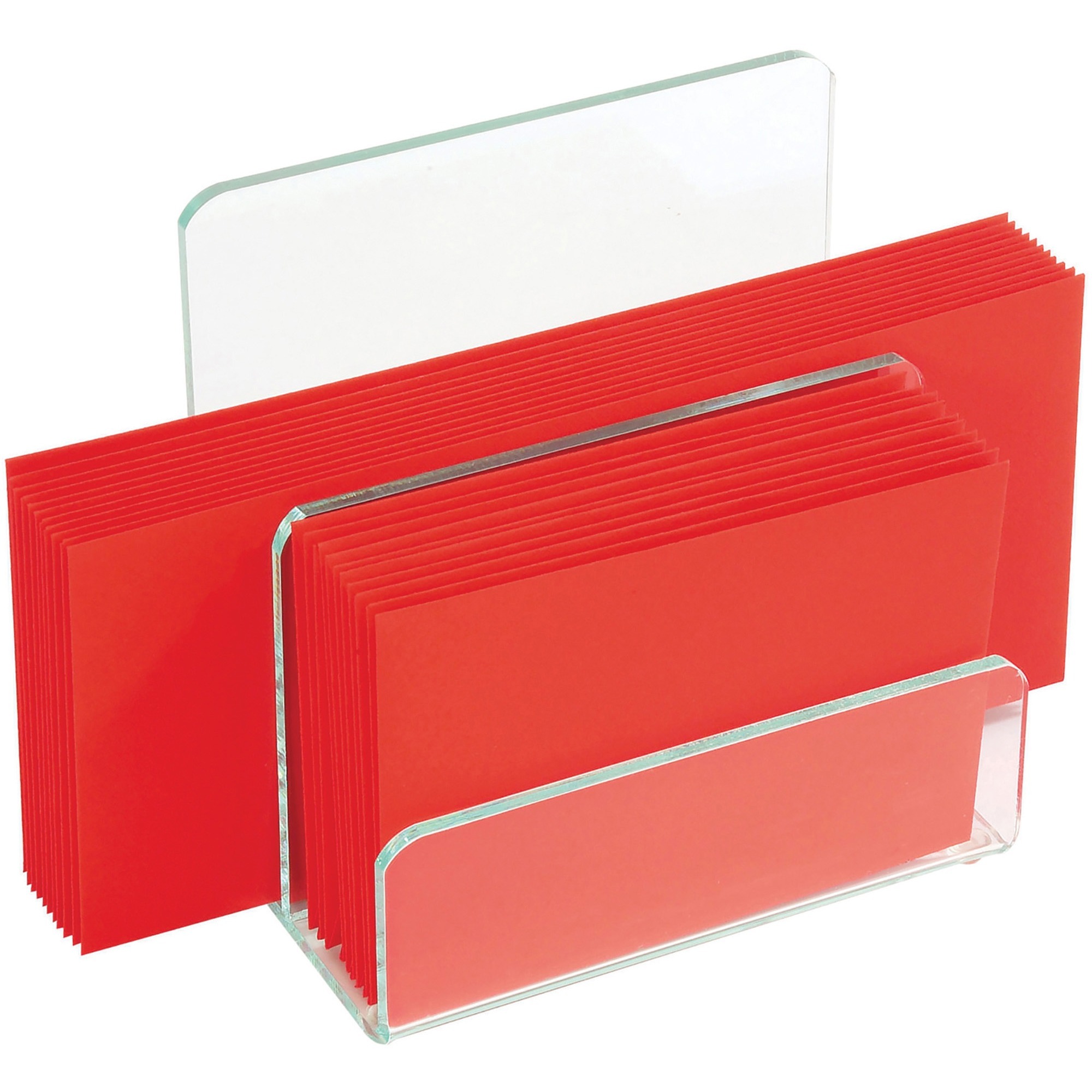 Lorell Letter/Legal Plastic File Box, Clear